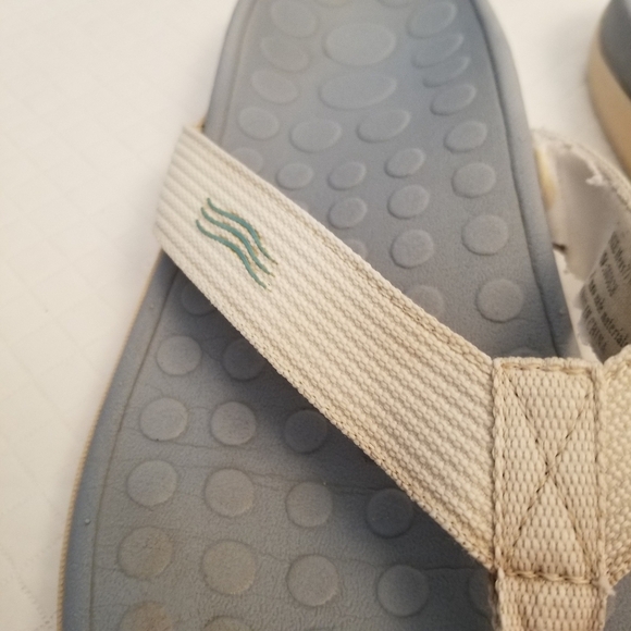 Orthoheel Unisex Wave White Blue Sandals Mens 7 Womens 8 - Picture 2 of 7